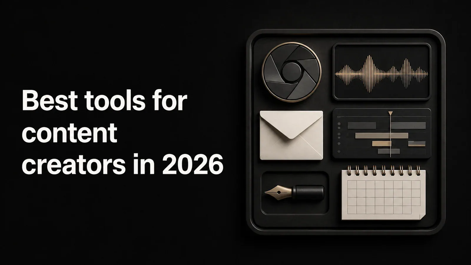 Cover illustration for Best tools for content creators in 2026