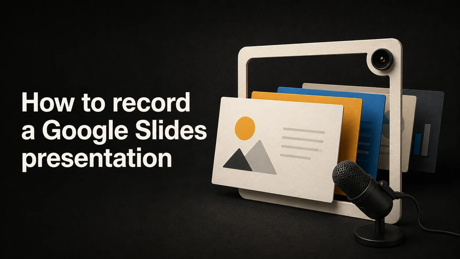Cover illustration for How to record a Google Slides presentation