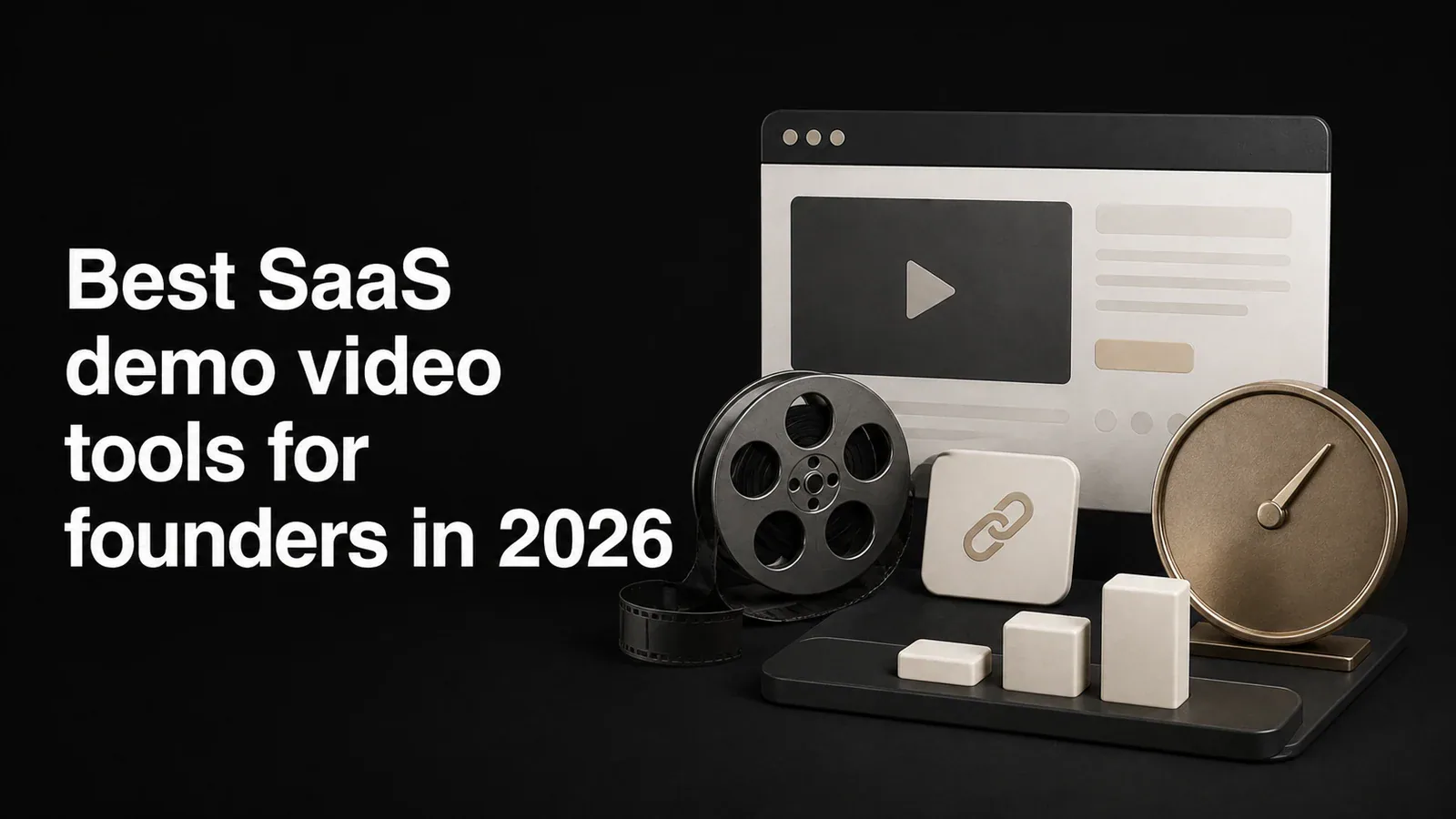 Cover illustration for Best SaaS demo video tools for founders in 2026