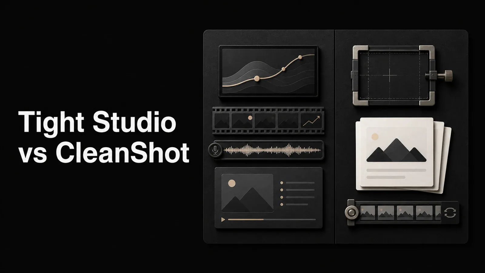 Cover illustration comparing Tight Studio and CleanShot X