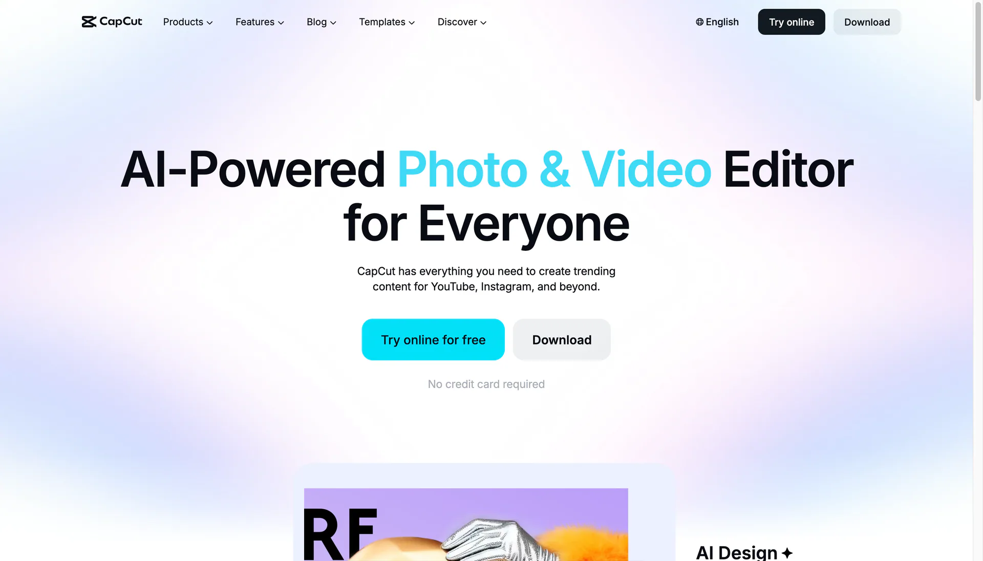 CapCut AI-powered video editor for social content
