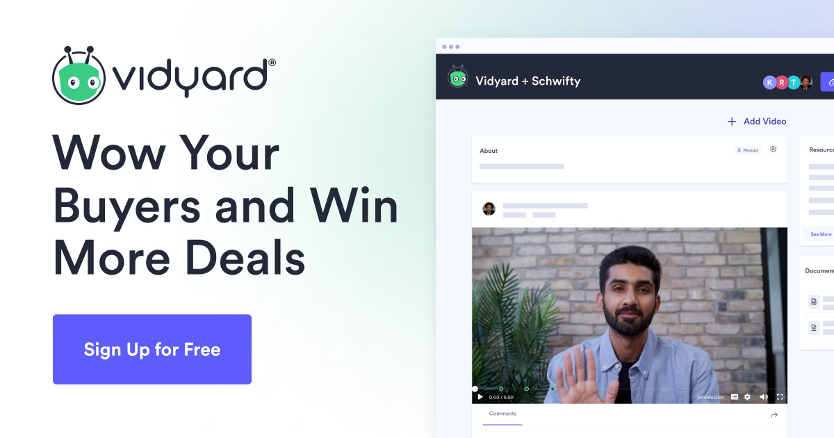 Vidyard Chrome screen recorder for sales prospecting