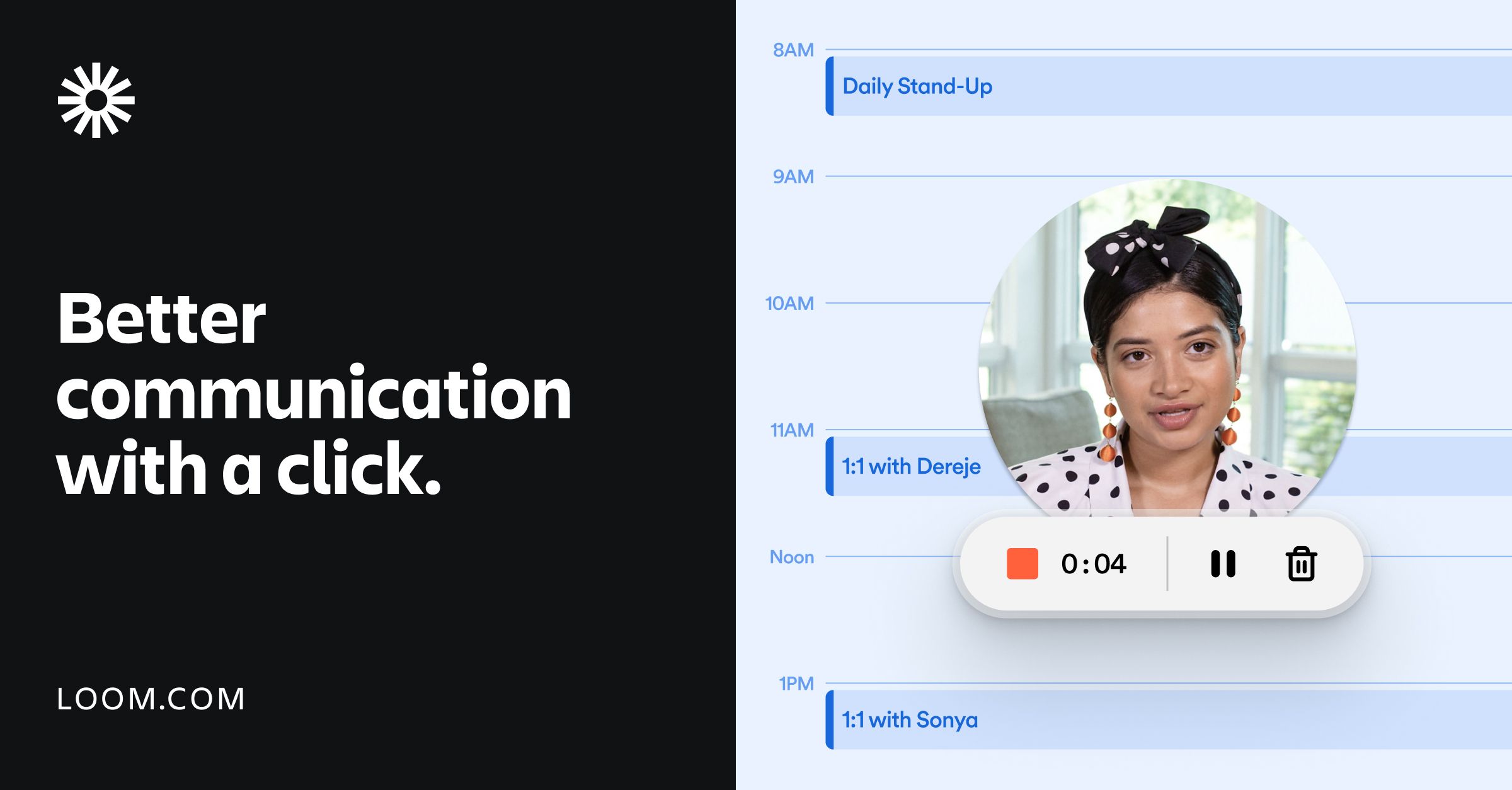 Loom screen recording interface