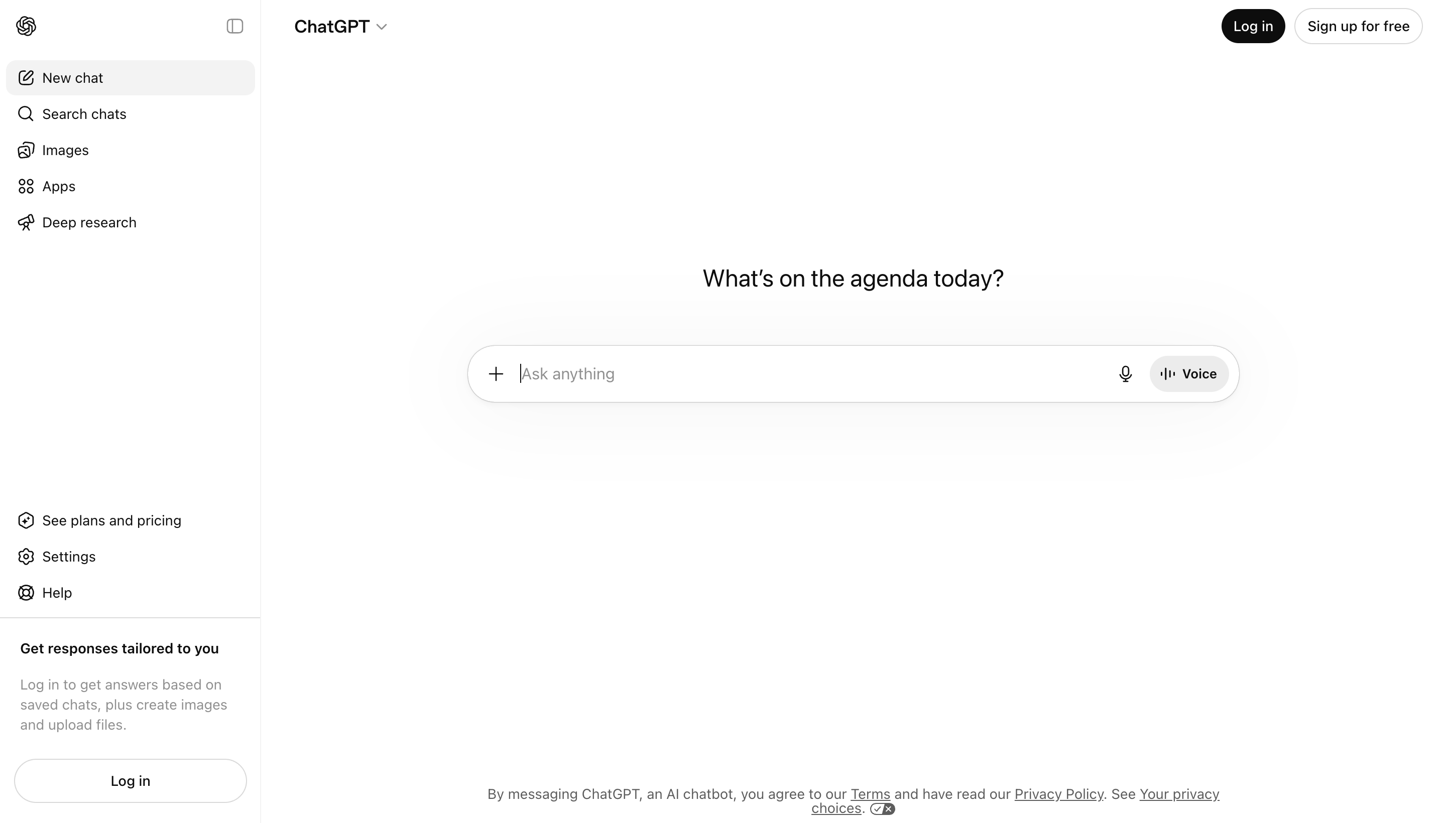 ChatGPT interface for drafting product docs