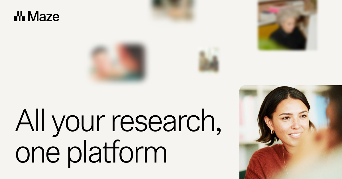 Maze unmoderated user testing platform
